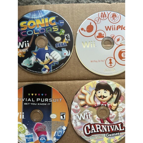 Nintendo Wii Video Game Lot Of 6 Sonic Colors, Spongebob + More DISCS ONLY - Picture 2 of 8
